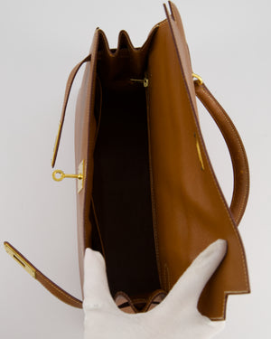 Hermès Gold Kelly Sellier 32cm in Epsom Leather and Gold Hardware