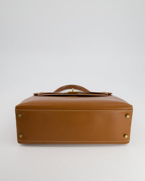 Hermès Gold Kelly Sellier 32cm in Epsom Leather and Gold Hardware