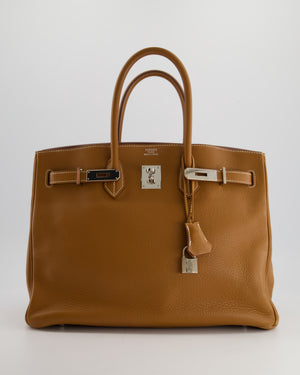 Hermès Birkin Bag 35cm in Gold Togo Leather with Palladium Hardware