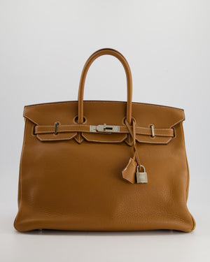 Hermès Birkin Bag 35cm in Gold Togo Leather with Palladium Hardware