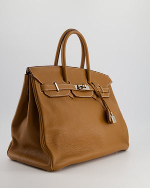 Hermès Birkin Bag 35cm in Gold Togo Leather with Palladium Hardware