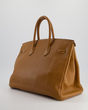 Hermès Birkin Bag 35cm in Gold Togo Leather with Palladium Hardware