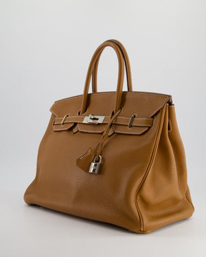 Hermès Birkin Bag 35cm in Gold Togo Leather with Palladium Hardware