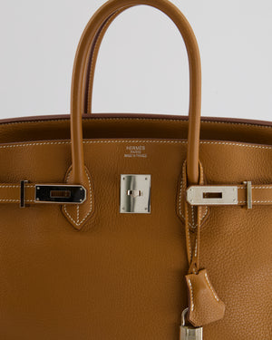 Hermès Birkin Bag 35cm in Gold Togo Leather with Palladium Hardware