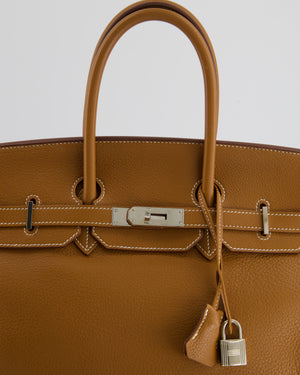 Hermès Birkin Bag 35cm in Gold Togo Leather with Palladium Hardware