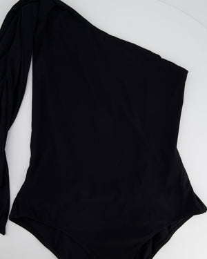 Araks Black One-Shoulder Swimsuit FR 40 (UK 12)