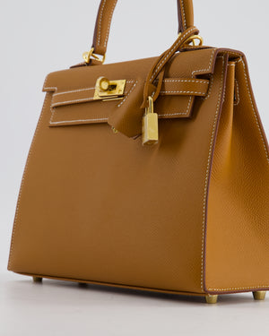 *HOLY GRAIL* Hermès Kelly Sellier 25cm in Gold Epsom Leather with Gold Hardware