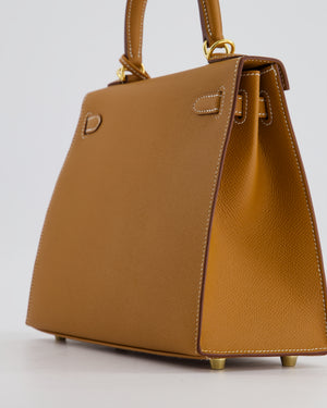 *HOLY GRAIL* Hermès Kelly Sellier 25cm in Gold Epsom Leather with Gold Hardware