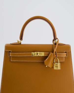 *HOLY GRAIL* Hermès Kelly Sellier 25cm in Gold Epsom Leather with Gold Hardware