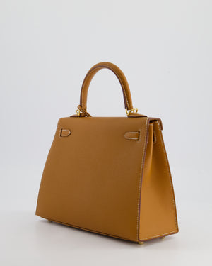 *HOLY GRAIL* Hermès Kelly Sellier 25cm in Gold Epsom Leather with Gold Hardware