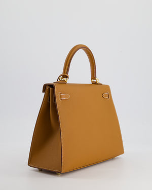 *HOLY GRAIL* Hermès Kelly Sellier 25cm in Gold Epsom Leather with Gold Hardware