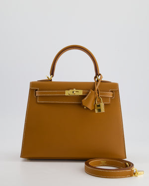 *HOLY GRAIL* Hermès Kelly Sellier 25cm in Gold Epsom Leather with Gold Hardware