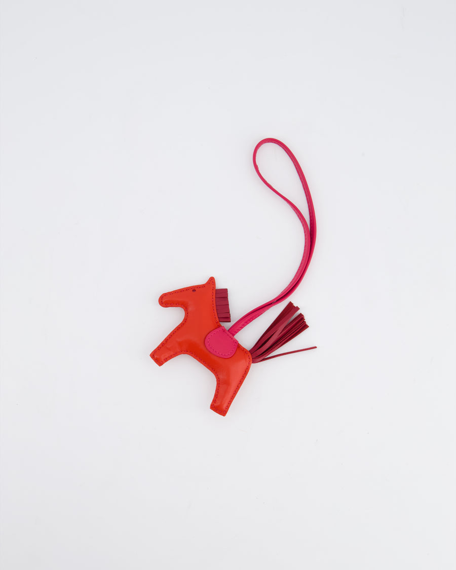 Hermès Rodeo Bag Charm MM in Rose Jaipur