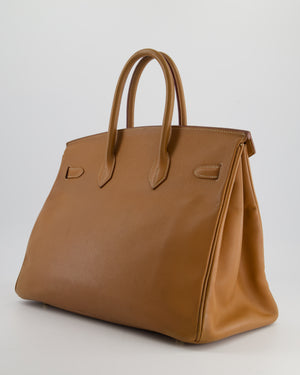 Hermès Birkin Bag 35cm in Gold Epsom Leather with Gold Hardware