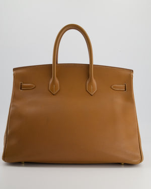 Hermès Birkin Bag 35cm in Gold Epsom Leather with Gold Hardware