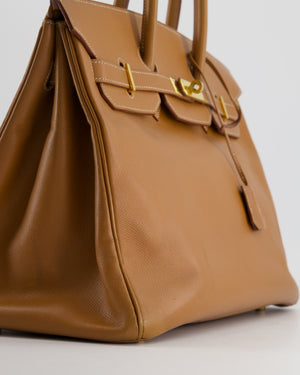 Hermès Birkin Bag 35cm in Gold Epsom Leather with Gold Hardware