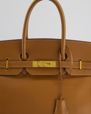 Hermès Birkin Bag 35cm in Gold Epsom Leather with Gold Hardware