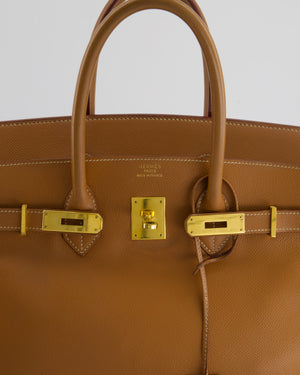 Hermès Birkin Bag 35cm in Gold Epsom Leather with Gold Hardware