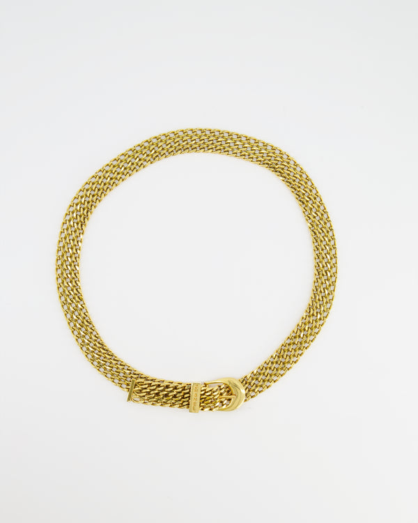 Chanel Vintage Gold Adjustable Chain Belt Size 80cm