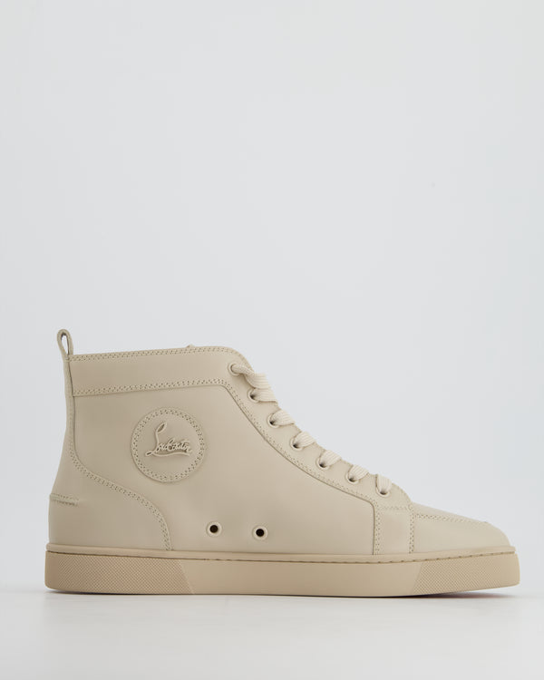 Christian Louboutin Beige Louis Orlato High-Top Trainer Size EU 44 - RRP £625