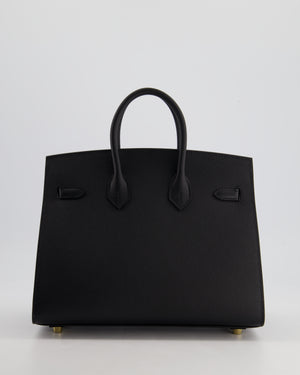 *HOLY GRAIL* Hermès Birkin 25cm Bag in Noir Epsom Leather with Gold Hardware