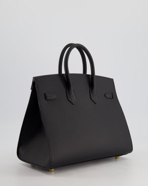 *HOLY GRAIL* Hermès Birkin 25cm Bag in Noir Epsom Leather with Gold Hardware