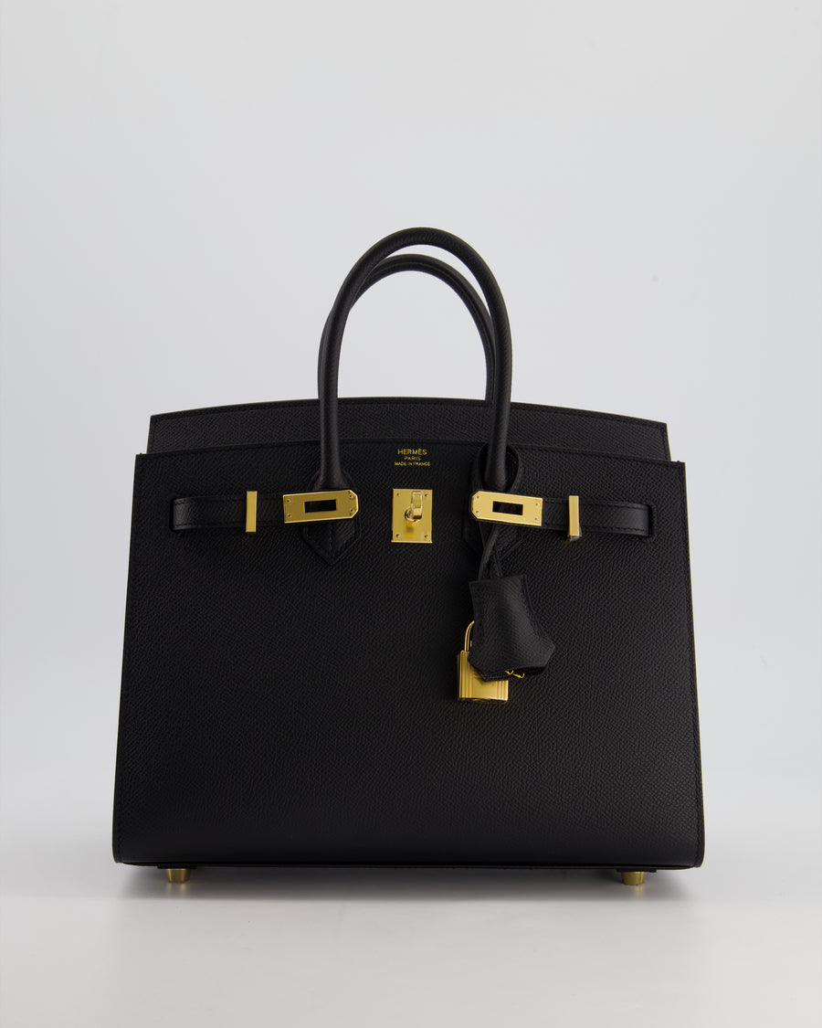 *HOLY GRAIL* Hermès Birkin 25cm Bag in Noir Epsom Leather with Gold Hardware