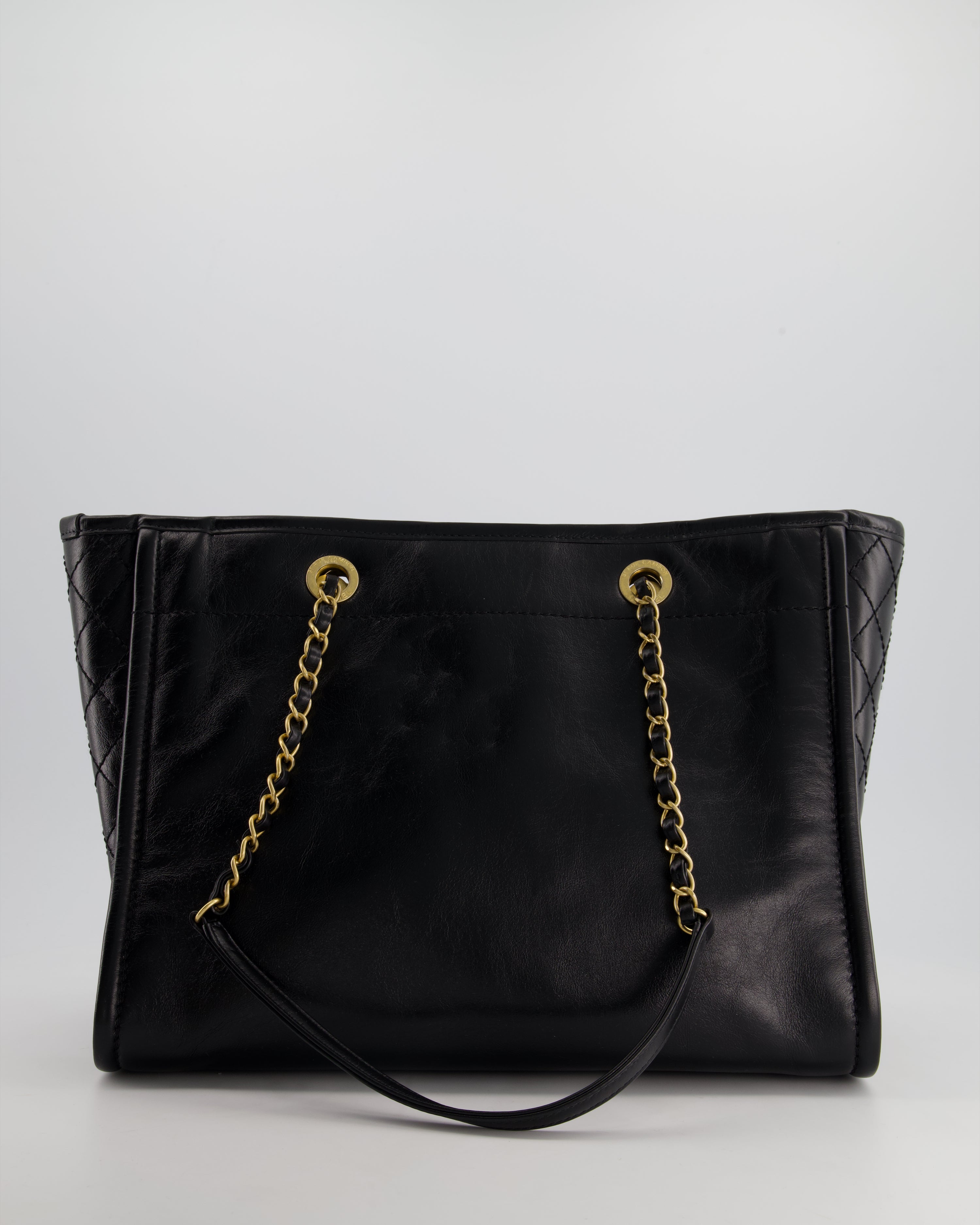 Chanel lambskin tote hotsell