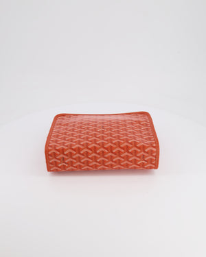 Goyard Orange Goyardine Jouvence Pouch Bag in Coated Canvas