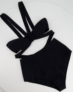 Alaia Black Cut-Out Swimsuit FR 38 (UK 10) RRP £610