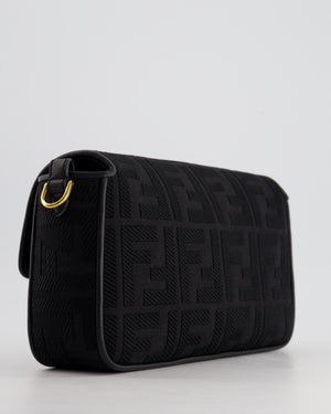 *Limited Edition* Fendi Black Fabric Baguette Bag with Gold Hardware RRP £2,550