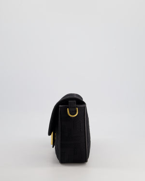 *Limited Edition* Fendi Black Fabric Baguette Bag with Gold Hardware RRP £2,550