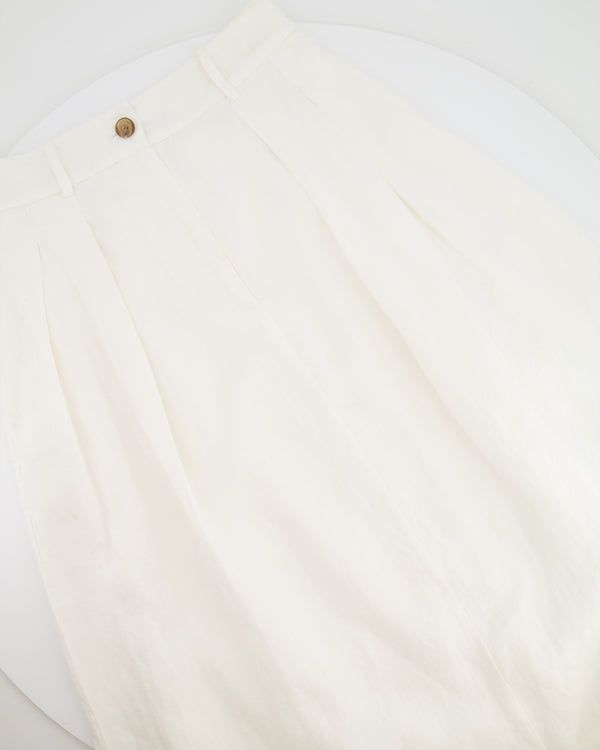 Jenni Kayne White Maxi Linen Skirt Size US 2 (UK 6)