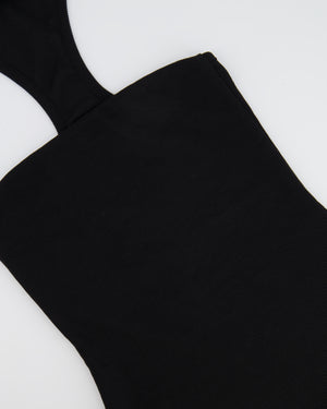 Christopher Esber Black High Neck Cut Out Top Size IT 40 (UK 8)