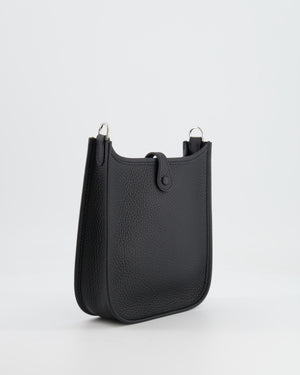 *STORE FRESH* Hermès Mini Evelyne Bag in Black Clemence Leather with Palladium Hardware