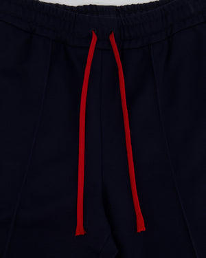 Gucci Red & Navy Blue Tracksuit with Side Stripe Trim and Cherry Embroidered Logo Detail Size XS (UK 6)