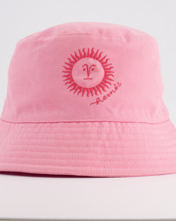 Hermès Pink Bucket Hat Gene Sunshine Size 55