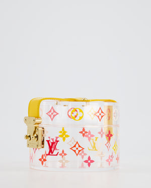 Louis Vuitton Pink Monogram Scott Box with Yellow Leather and Gold Hardware RRP £815