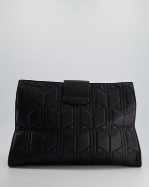 Gucci Black Quilted Leather Dionisyus Flap Tote Bag with Ruthenium Hardware