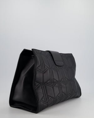 Gucci Black Quilted Leather Dionisyus Flap Tote Bag with Ruthenium Hardware