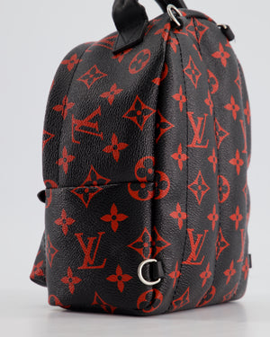 *LIMITED EDITION* Louis Vuitton Infrarouge Palm Springs Mini Backpack in Monogram Canvas with Silver Hardware