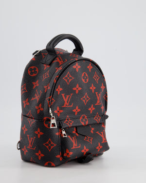 *LIMITED EDITION* Louis Vuitton Infrarouge Palm Springs Mini Backpack in Monogram Canvas with Silver Hardware