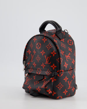 *LIMITED EDITION* Louis Vuitton Infrarouge Palm Springs Mini Backpack in Monogram Canvas with Silver Hardware