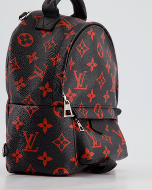 *LIMITED EDITION* Louis Vuitton Infrarouge Palm Springs Mini Backpack in Monogram Canvas with Silver Hardware