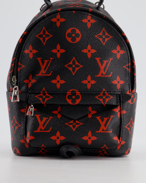 *LIMITED EDITION* Louis Vuitton Infrarouge Palm Springs Mini Backpack in Monogram Canvas with Silver Hardware