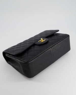 *HOT* Chanel Black Jumbo Classic Double Flap Bag in Caviar Leather with Gold Hardware RRP £9,980