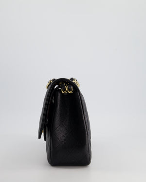 *HOT* Chanel Black Jumbo Classic Double Flap Bag in Caviar Leather with Gold Hardware RRP £9,980