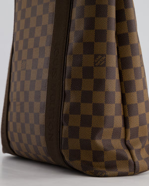 Louis Vuitton 2008 Cabas Beaubourg Tote Bag in Brown Damier Ebene and Gold Hardware