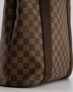 Louis Vuitton 2008 Cabas Beaubourg Tote Bag in Brown Damier Ebene and Gold Hardware