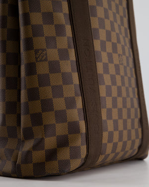 Louis Vuitton 2008 Cabas Beaubourg Tote Bag in Brown Damier Ebene and Gold Hardware